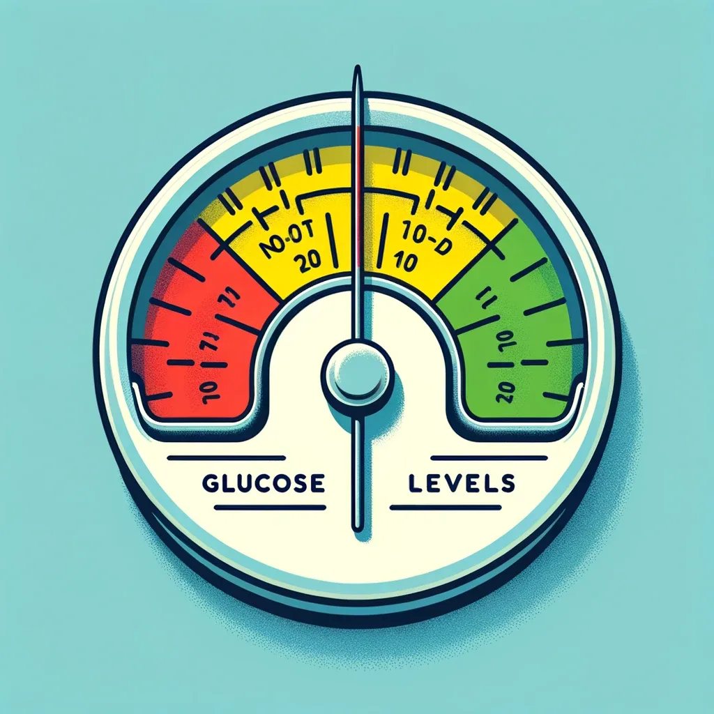 A glucose odometer showing prediabetes